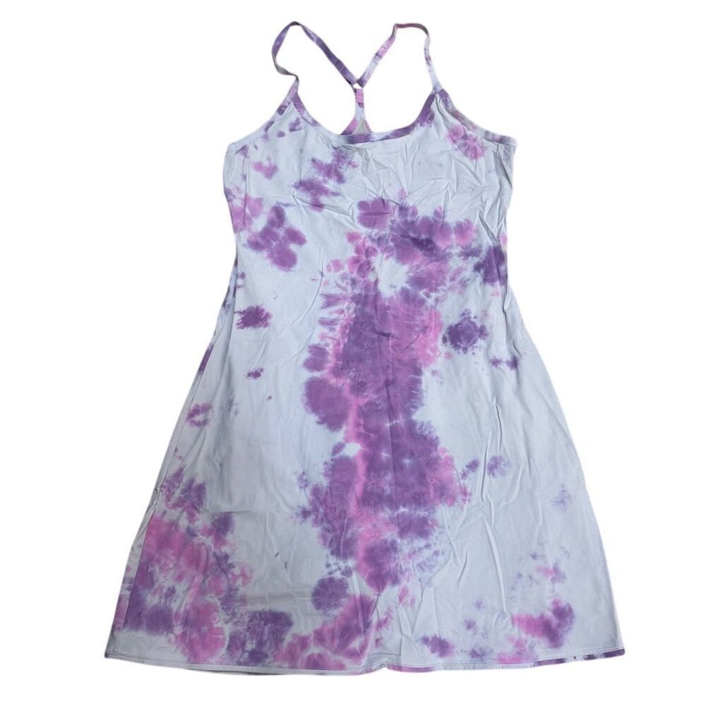 EUC Outdoor Voices Women's Tie Dye Exercise Dress Size S Multicolor